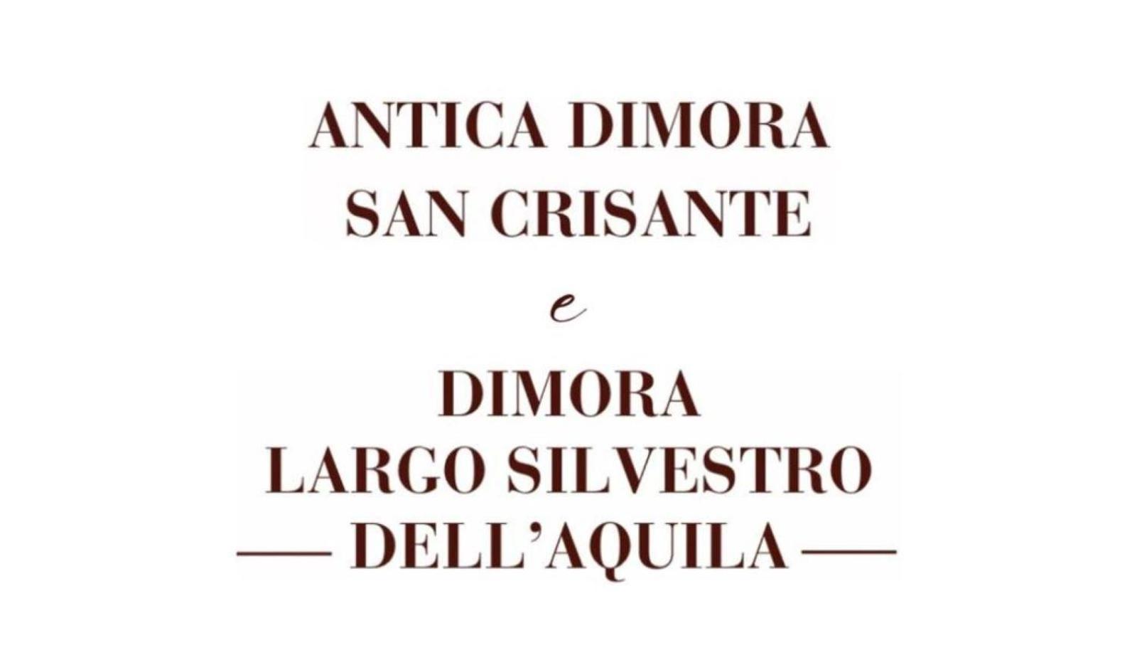 Antica Dimora San Crisante - Centro Storico Apartment ลาควิลา ภายนอก รูปภาพ